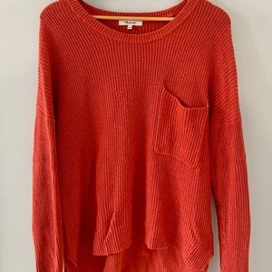 Coral Madewell Sweater in Size Large
